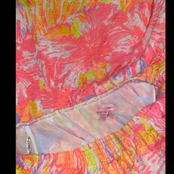 LILLY Pulitzer | Emmeline One Shoulder Dress in Sun Splashed Print | Size XS - Picture 15 of 16